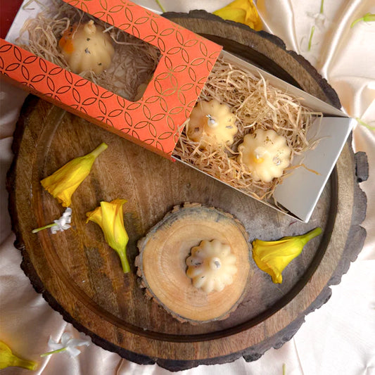 Soy Wax Modak Candle Set Of Five